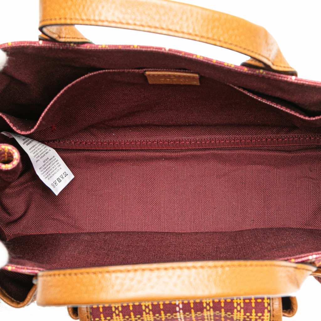 Gucci Checkered Wool Childrens Pocket Handbag - 4