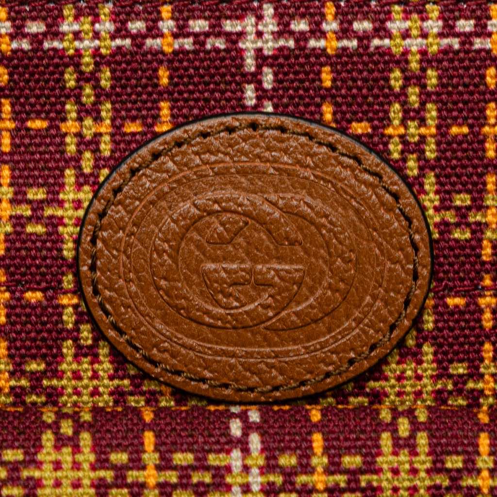 Gucci Checkered Wool Childrens Pocket Handbag - Detail 2