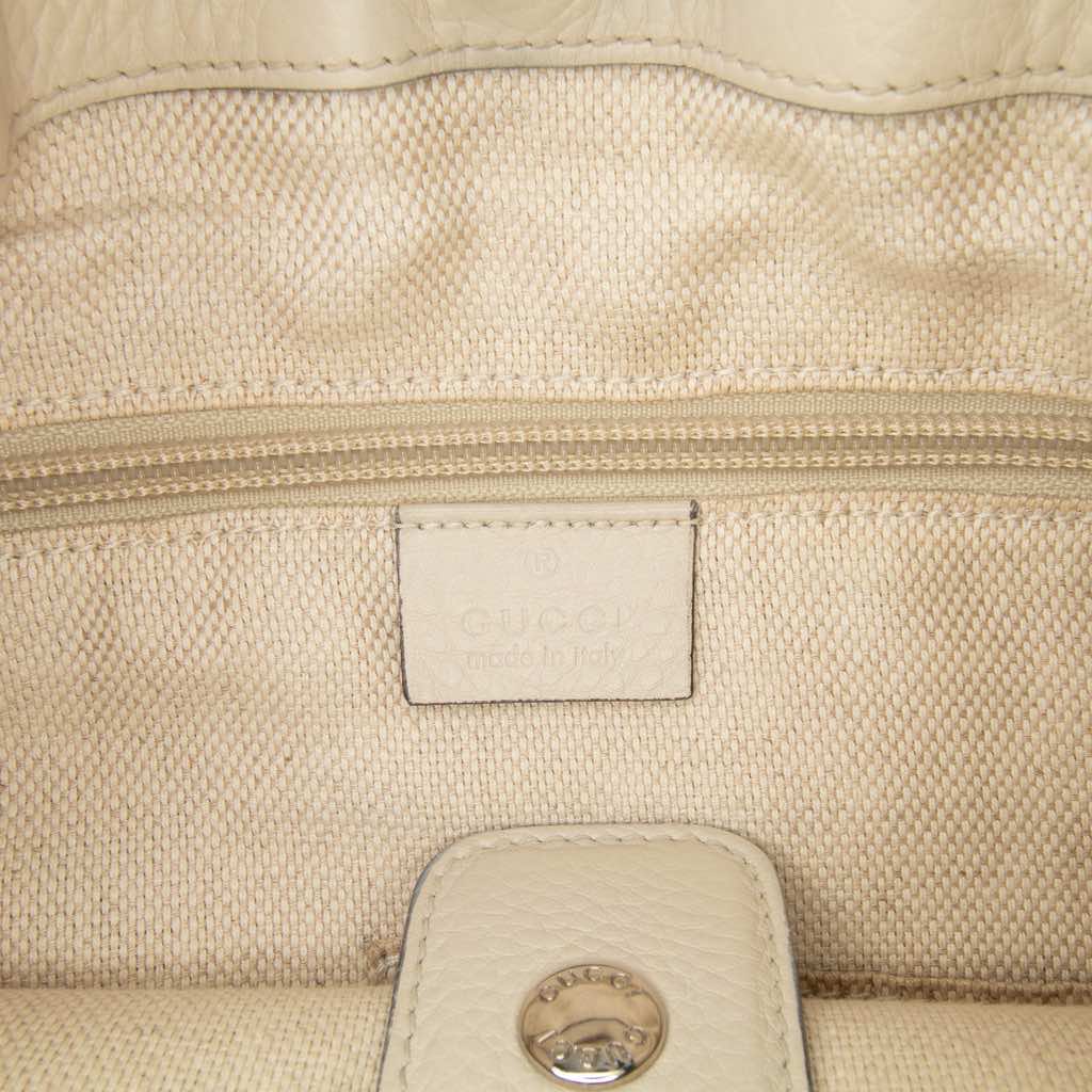 Gucci Leather Web Tote - 5