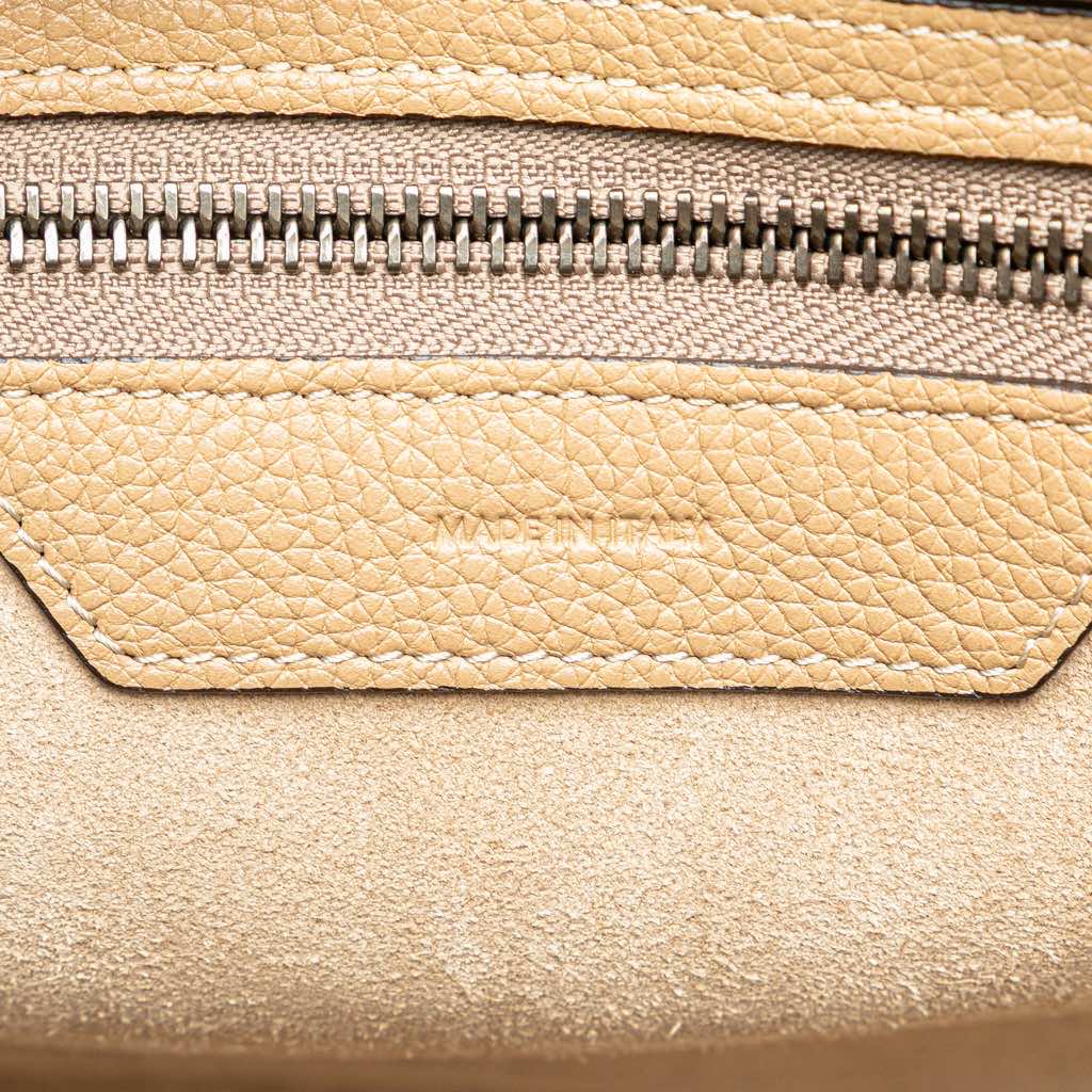 Celine Micro Drummed Calfskin Luggage Tote - Detail 1