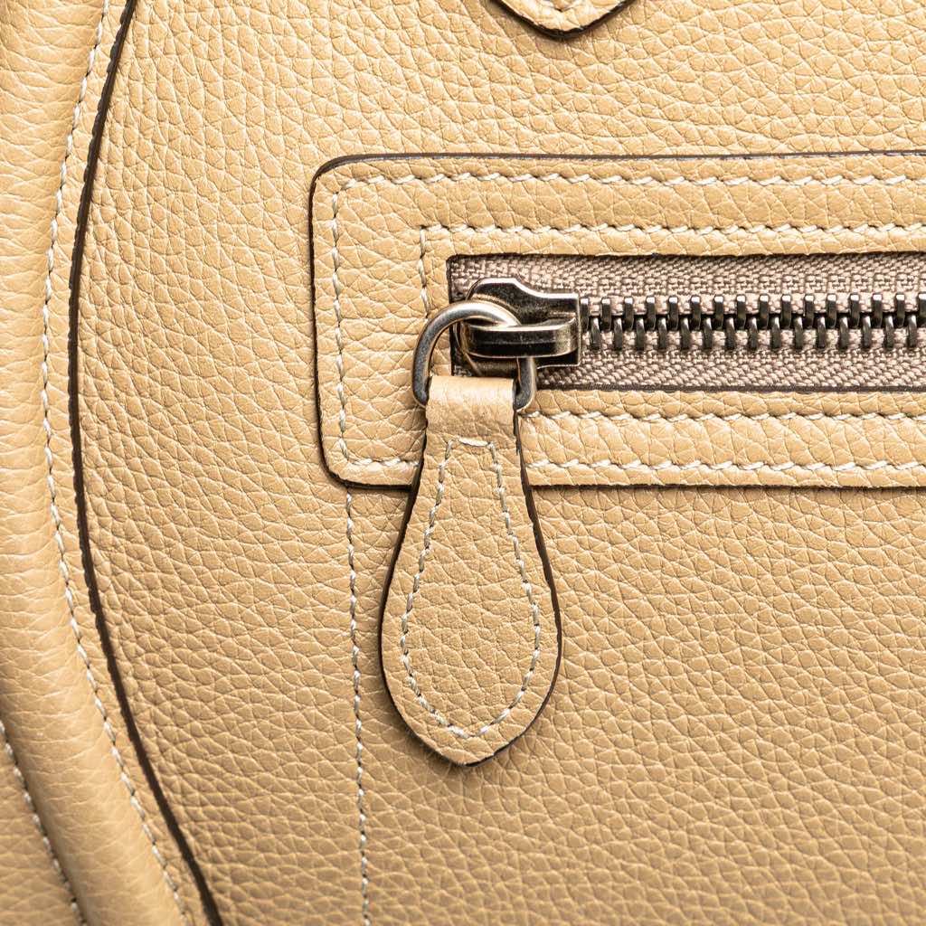 Celine Micro Drummed Calfskin Luggage Tote - Detail 2