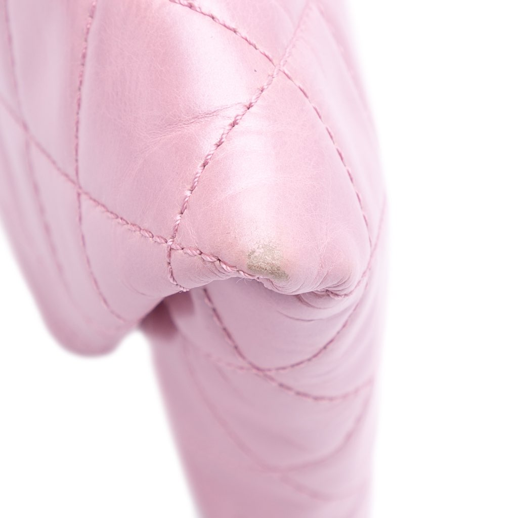 Chanel Quilted Glazed Calfskin Coco Pleats Clutch - Image 14