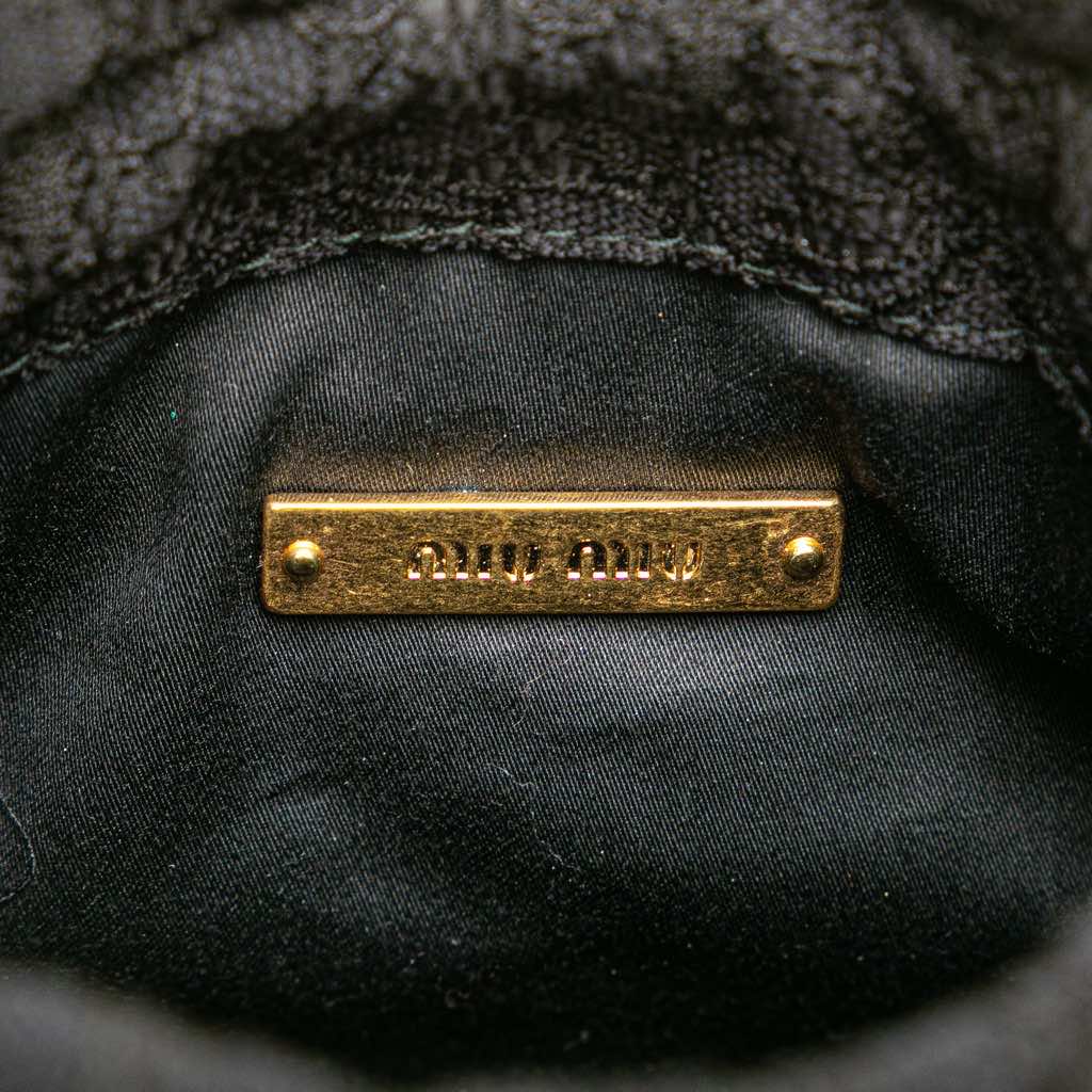 Miu Miu Lace Frame Clutch - 5