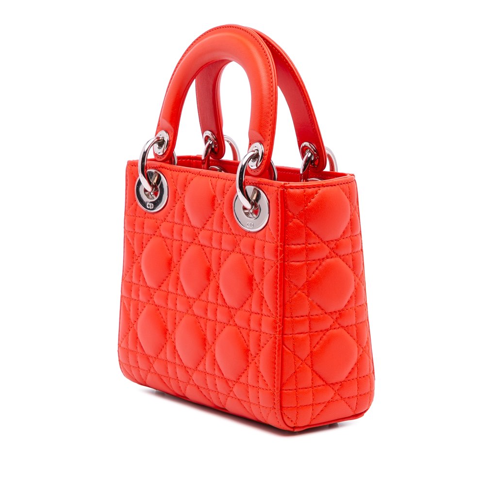 Dior Mini Lambskin Cannage Lady Dior - 2