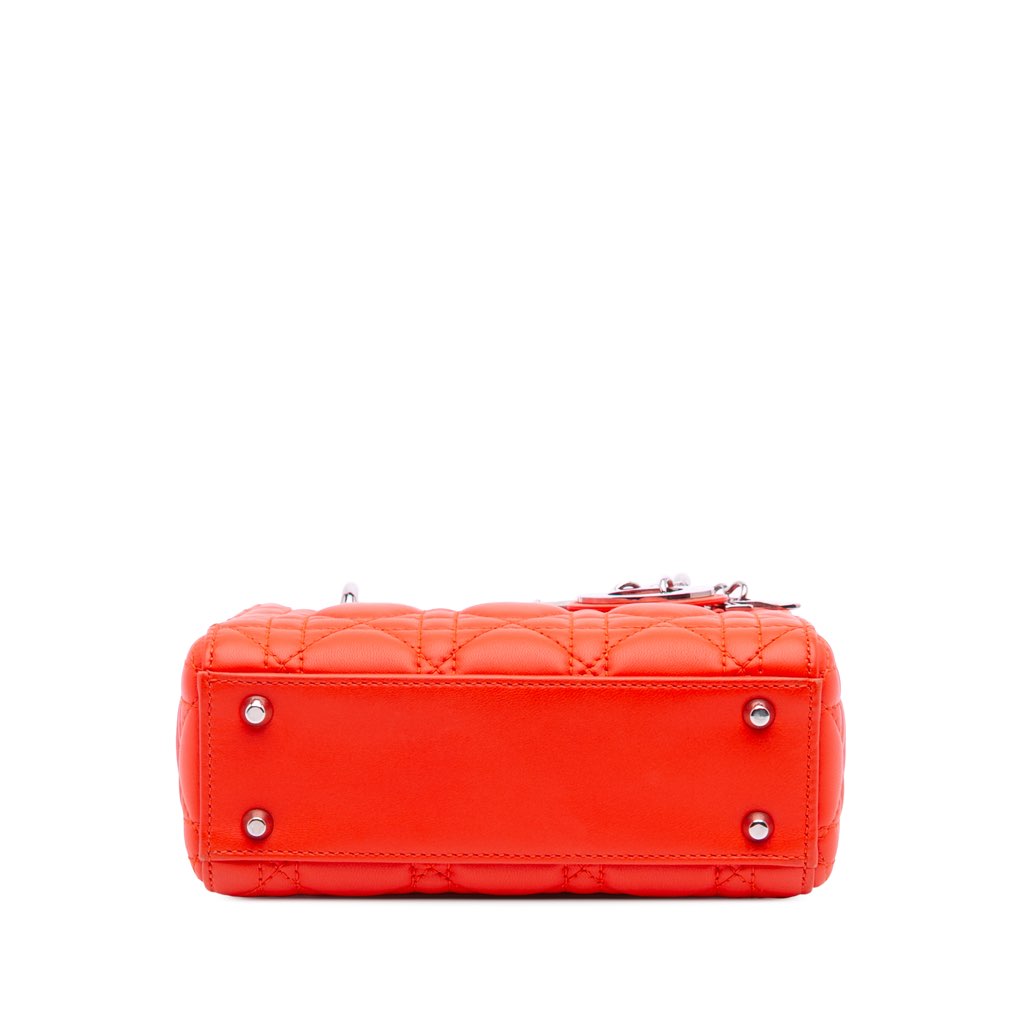 Dior Mini Lambskin Cannage Lady Dior - 3