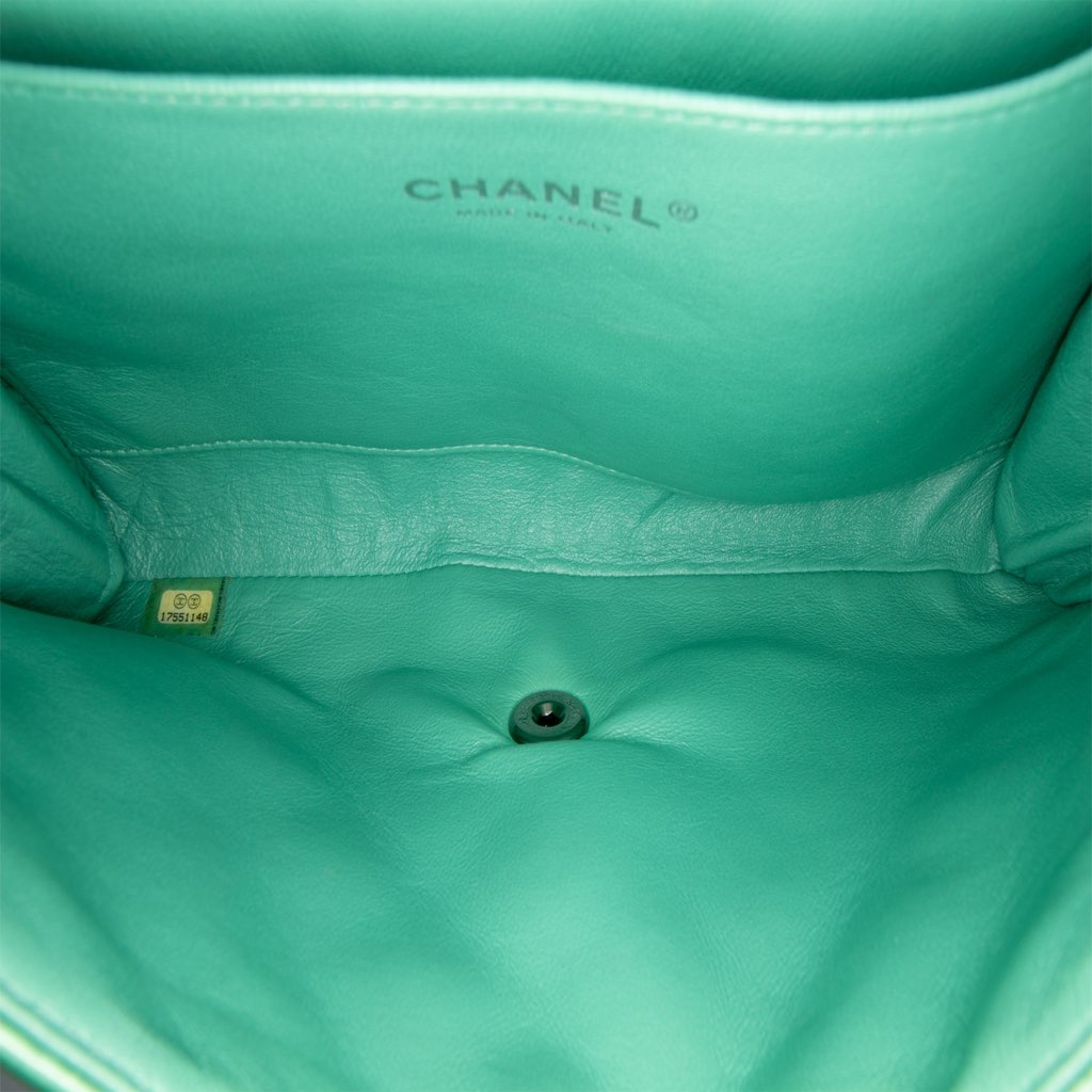 Chanel Quilted Patent New Clutch on Chain - 4