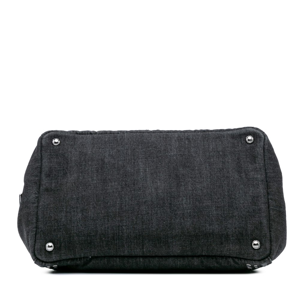 Prada Denim Canapa Bijoux Satchel - 3