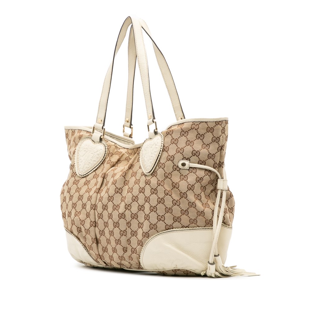 Gucci Large GG Canvas Tribeca Tote - Back view