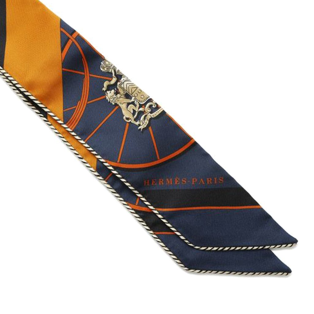 Hermès Springs Springs Baguette Silk Twilly Scarf - 4
