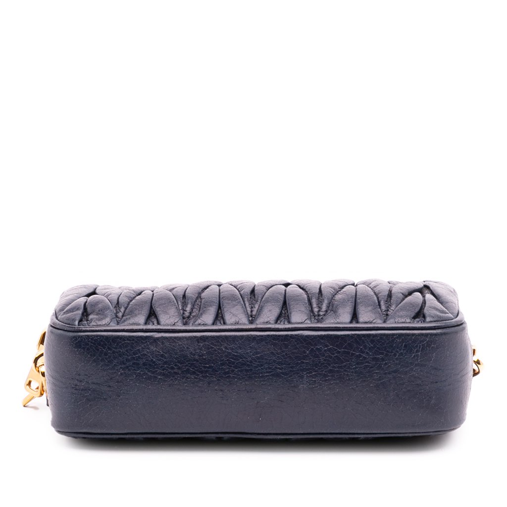 Miu Miu Nappa Matelasse Double Zip Crossbody - 3