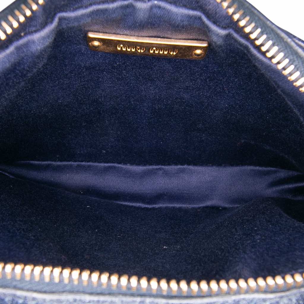 Miu Miu Nappa Matelasse Double Zip Crossbody - 5