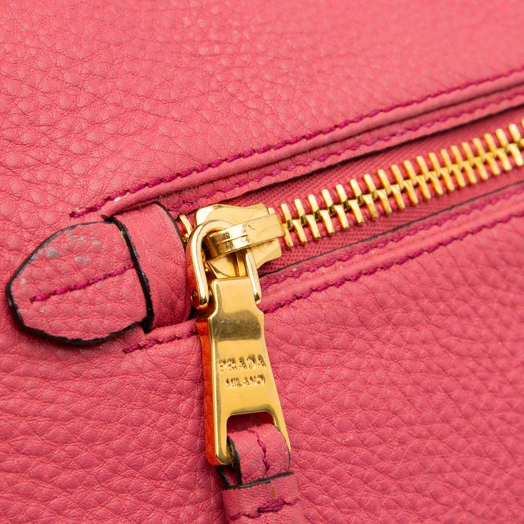 Prada Vitello Daino Open Convertible Tote - Detail 2