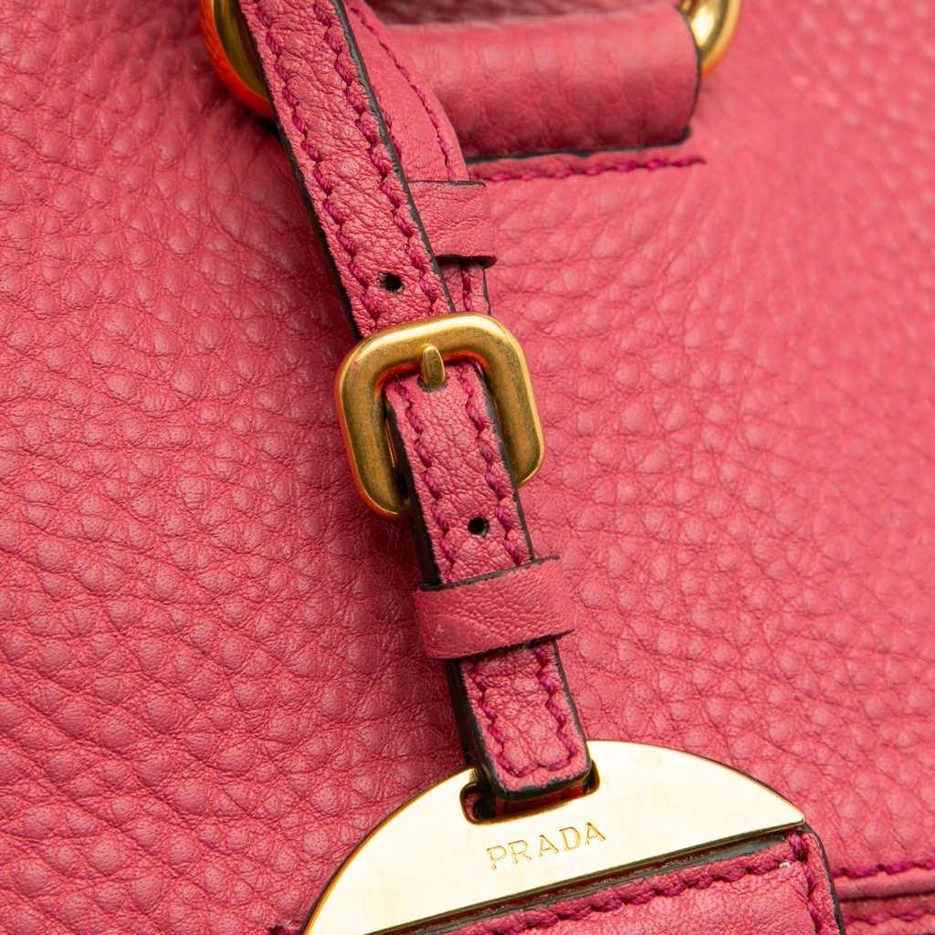 Prada Vitello Daino Open Convertible Tote - Image 10