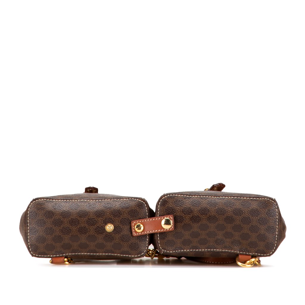 Celine Mini Macadam Coated Canvas Twin Backpack - Image 6