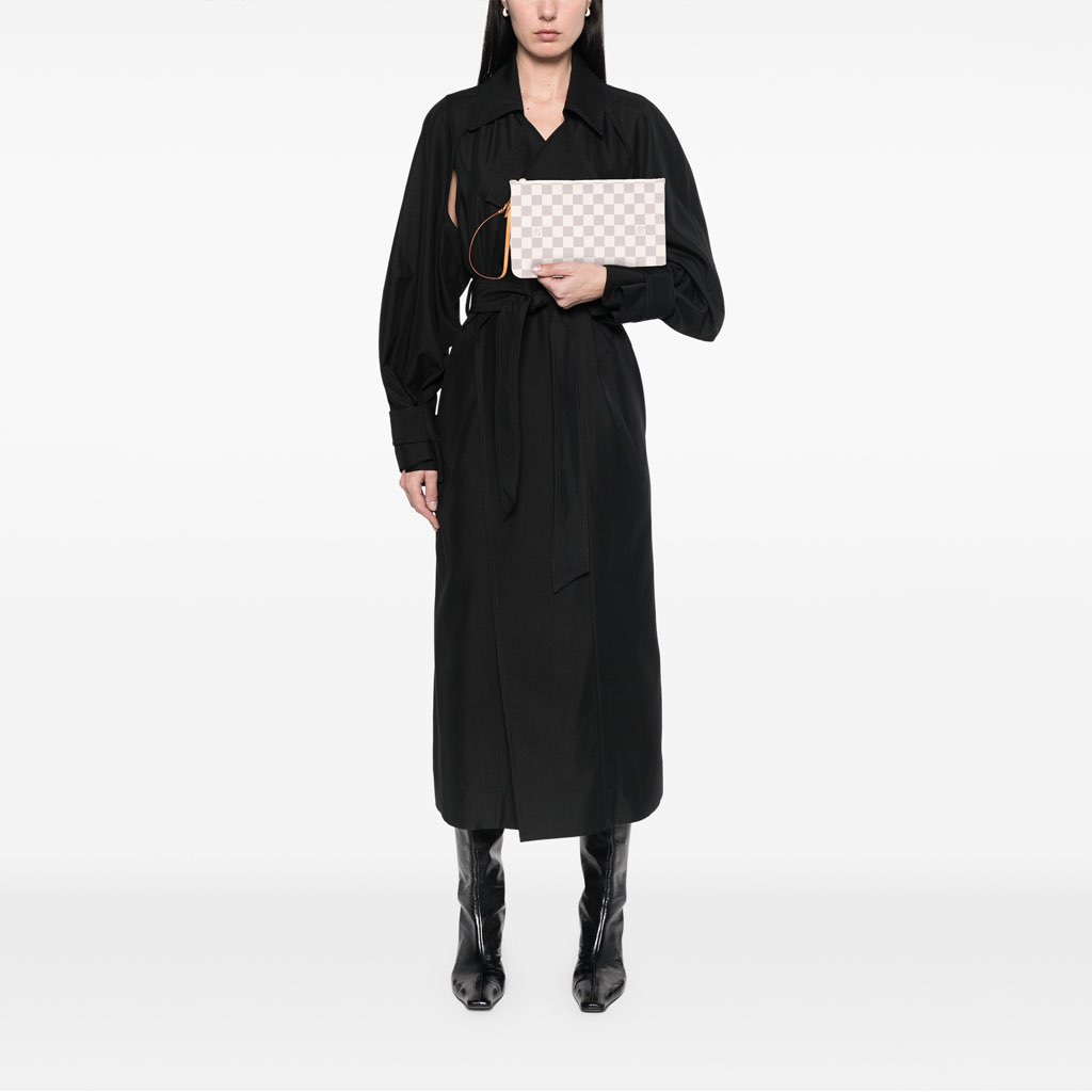 Louis Vuitton Damier Azur Neverfull Pouch MM - Image 13