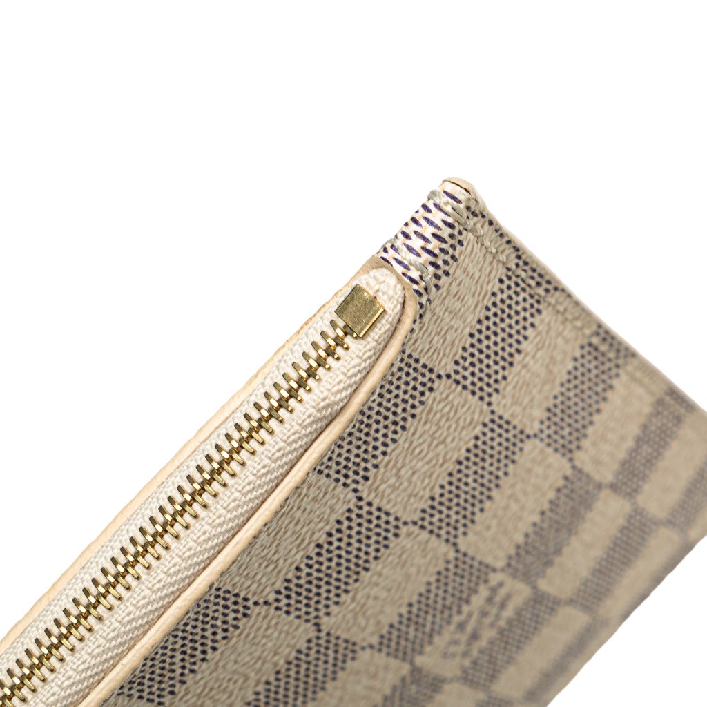 Louis Vuitton Damier Azur Neverfull Pouch MM - Image 10