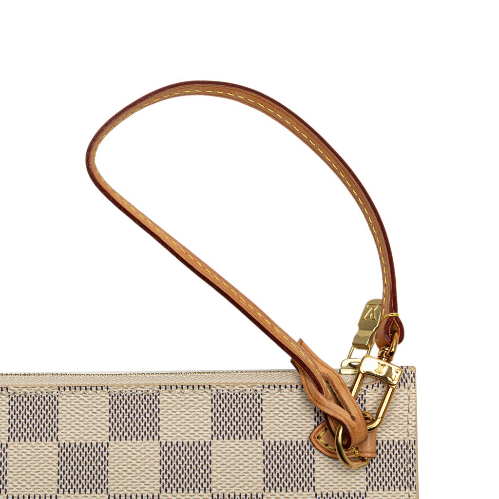 Louis Vuitton Damier Azur Neverfull Pouch MM - Image 11