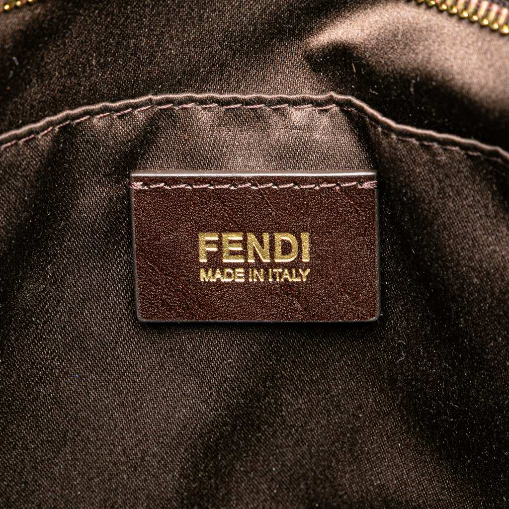 Fendi Iridescent Leather Chain Tote - 5