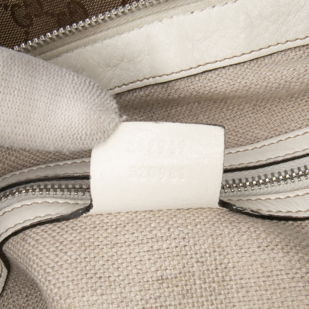 Gucci Large GG Canvas Icon Bit Satchel - Detail 1