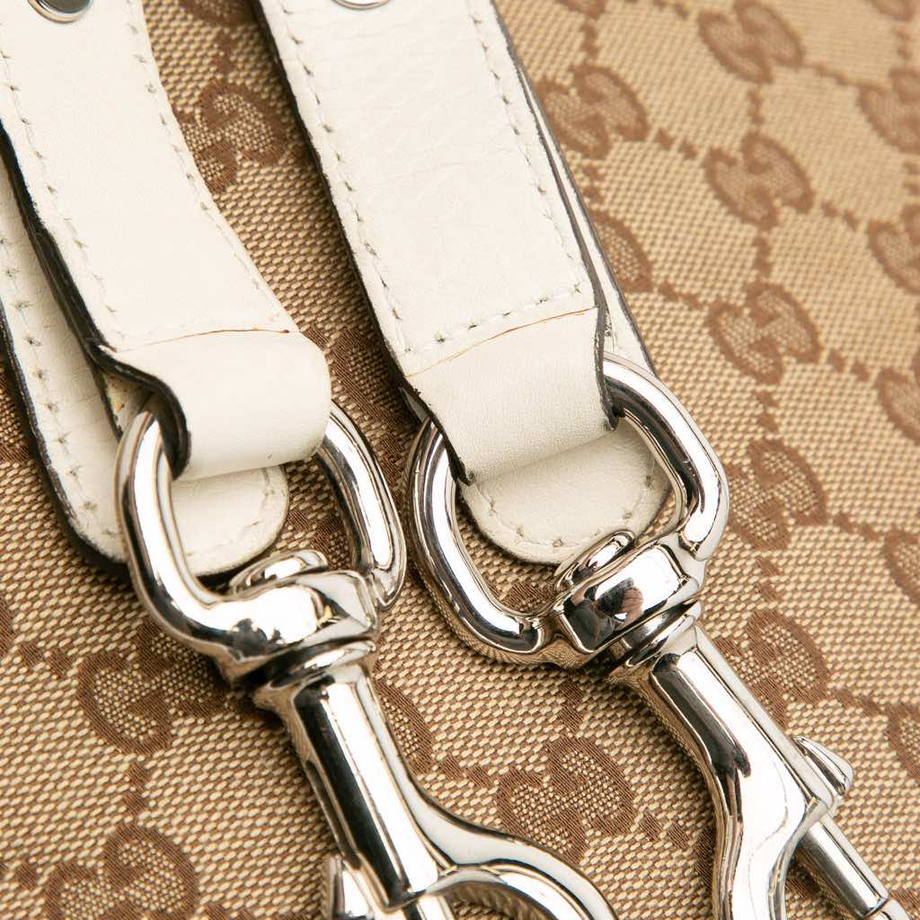 Gucci Large GG Canvas Icon Bit Satchel - Image 10