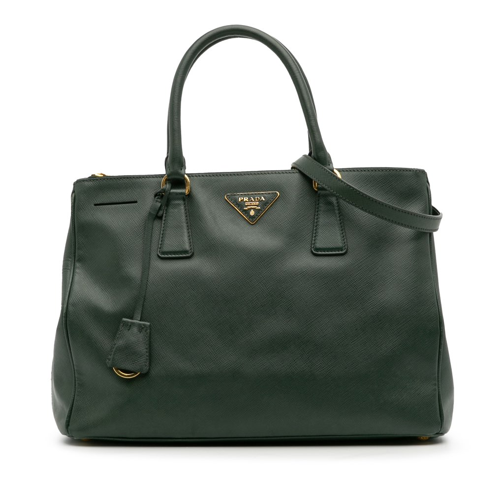 Prada Medium Saffiano Lux Galleria Double Zip