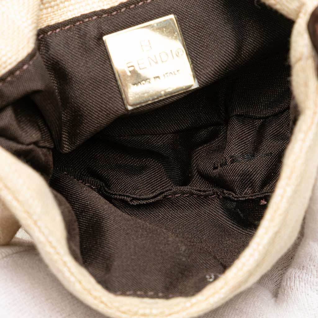 Fendi Mini Zucca Canvas Croissant Handbag - 4