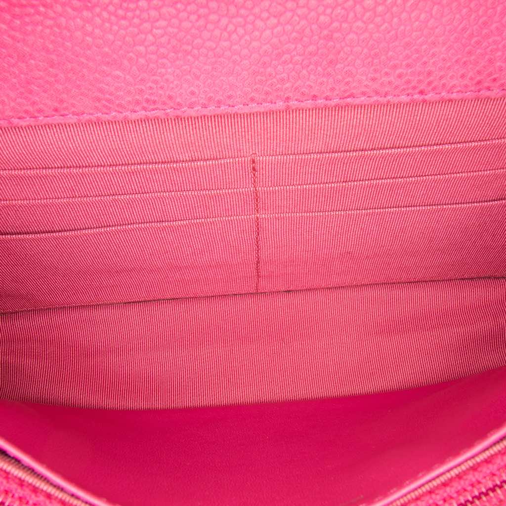 Chanel CC Caviar Wallet on Chain - 4