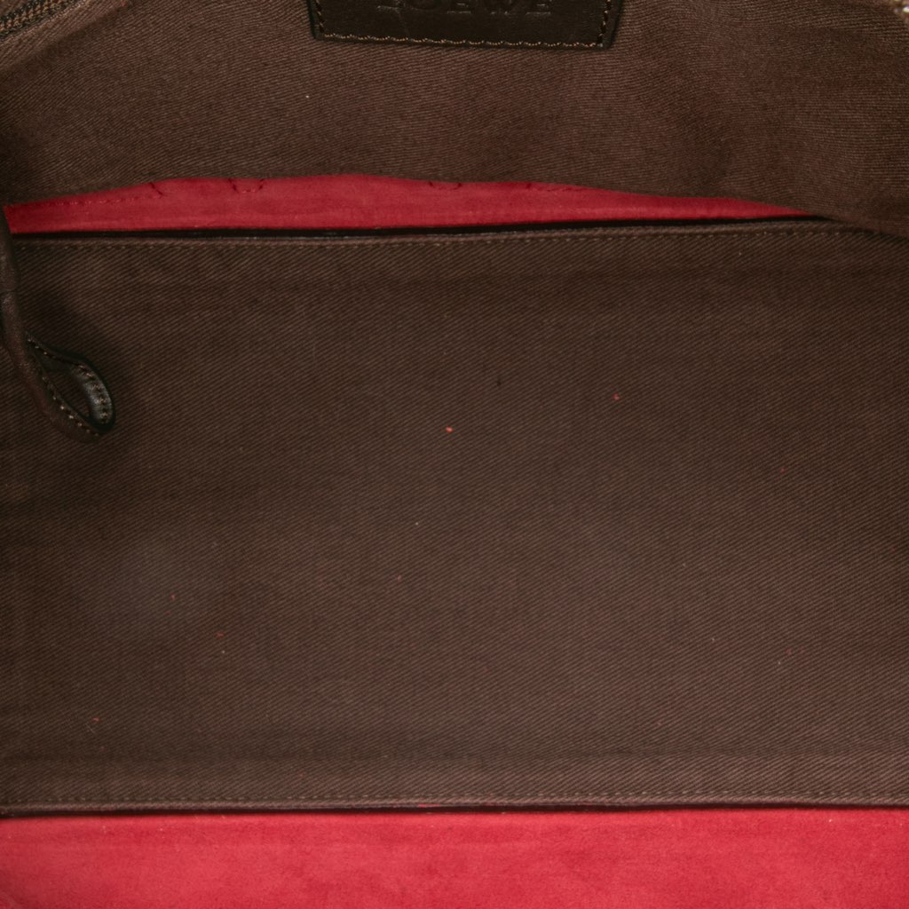 Loewe Anagram Suede Shoulder Bag - 4