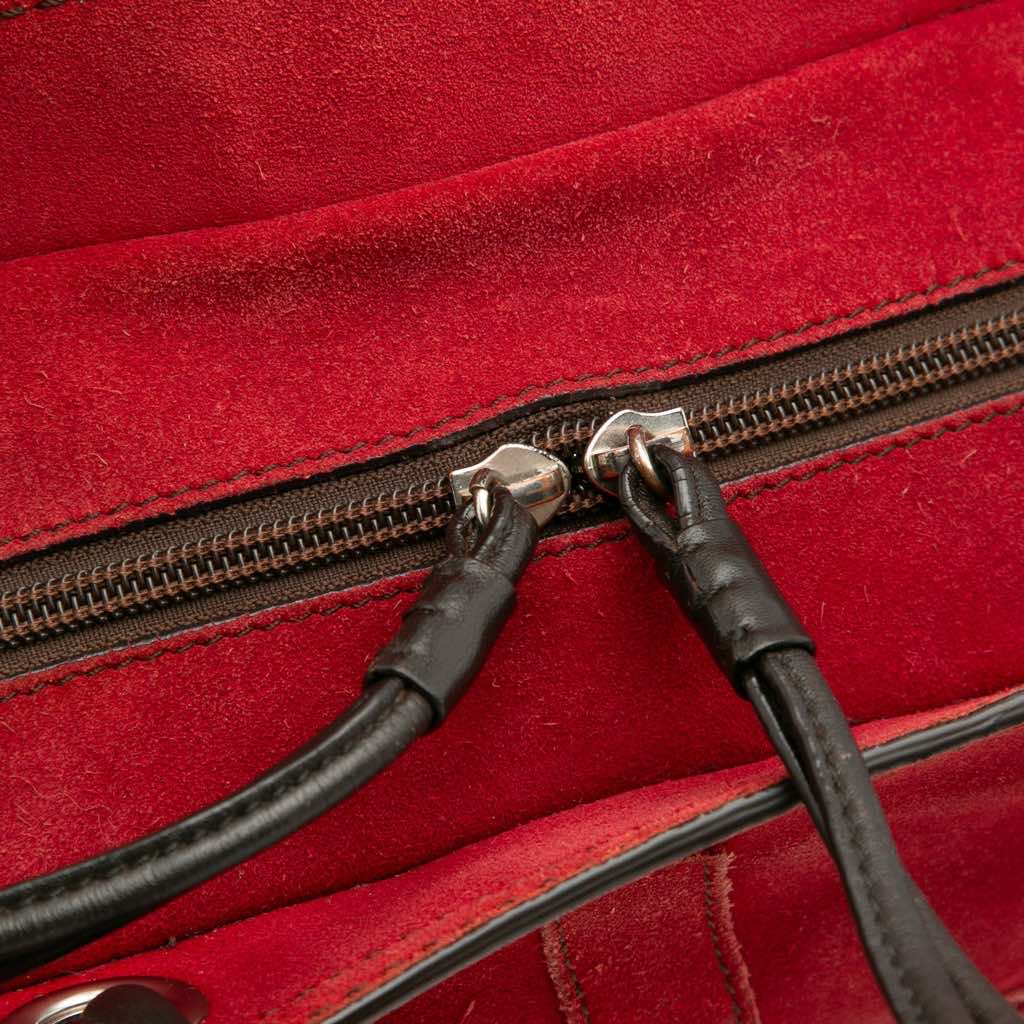 Loewe Anagram Suede Shoulder Bag - Detail 1