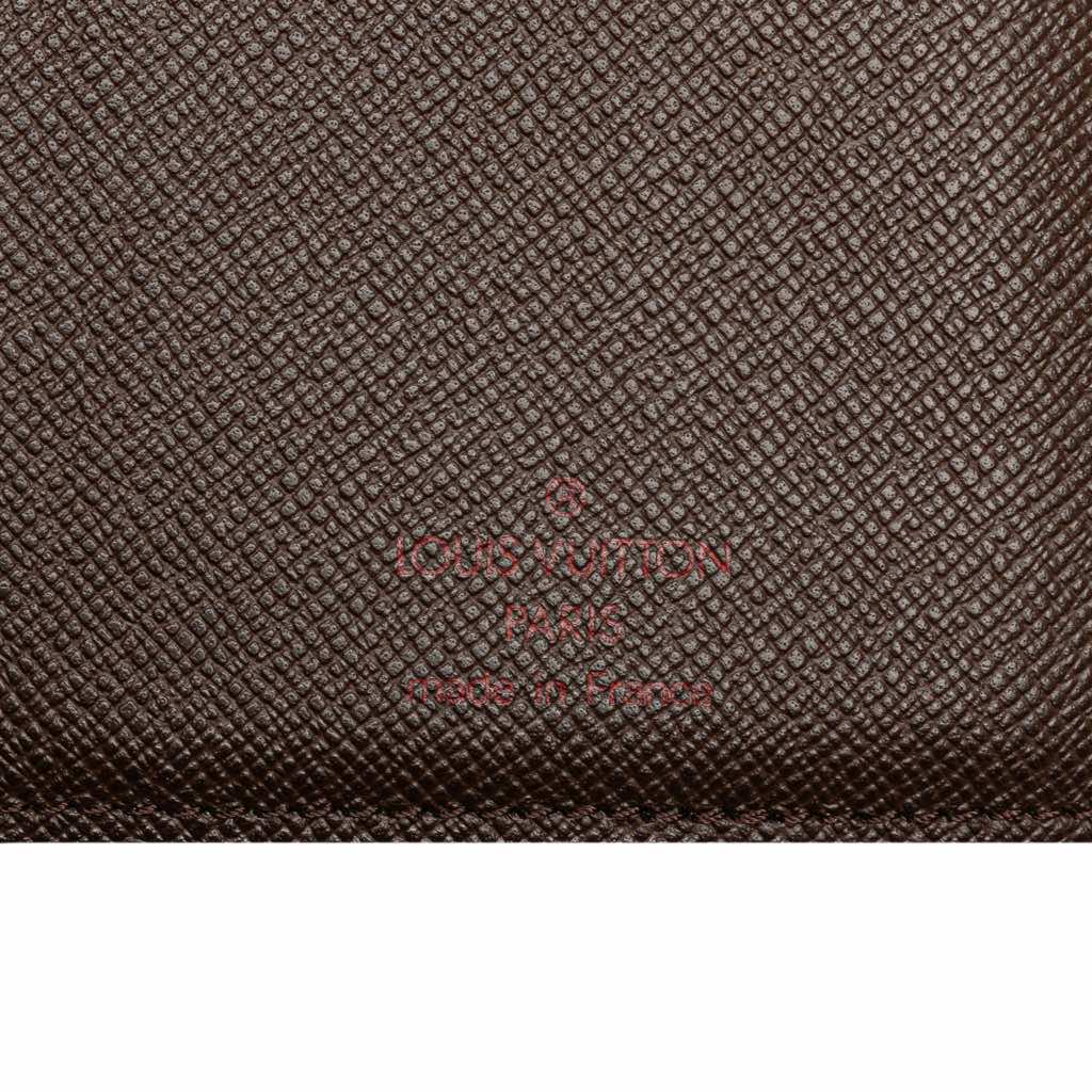 Louis Vuitton Damier Ebene Brazza Wallet - Side view