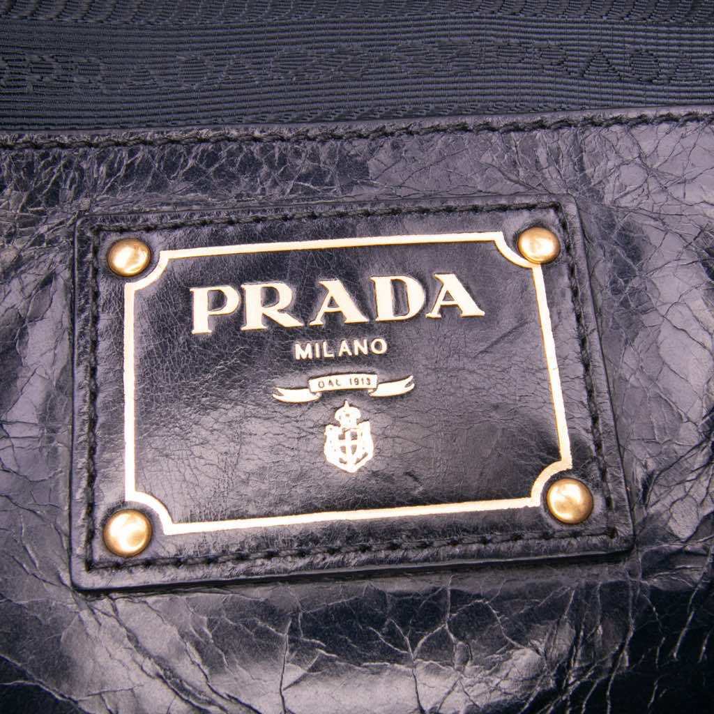 Prada Vitello Shine Open Convertible Tote - 5
