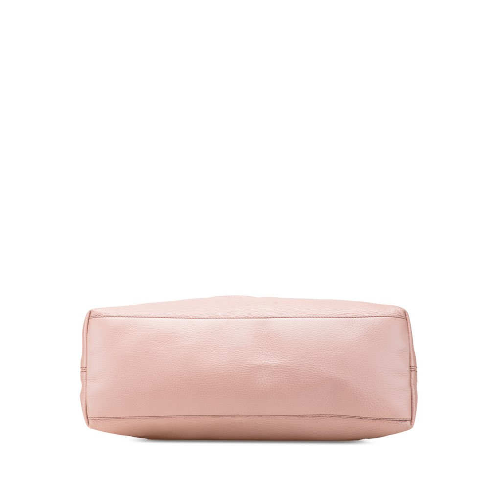 Gucci Medium Leather Soho Chain Tote - Image 6