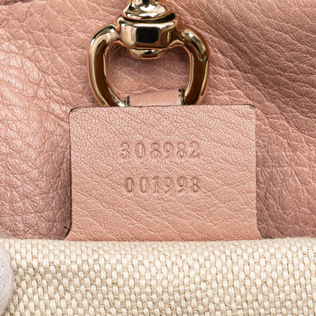 Gucci Medium Leather Soho Chain Tote - Detail 1