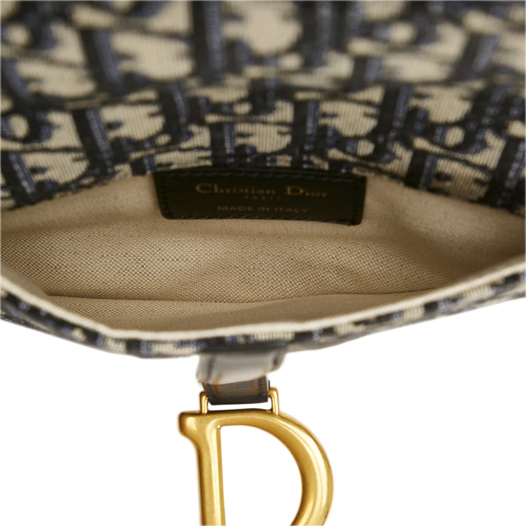 Dior Oblique Canvas Saddle Belt Bag - 5