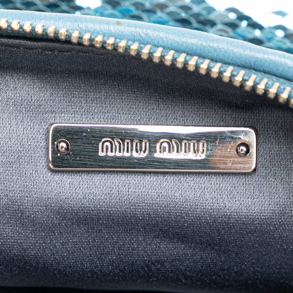Miu Miu Sequin Clutch - Side view