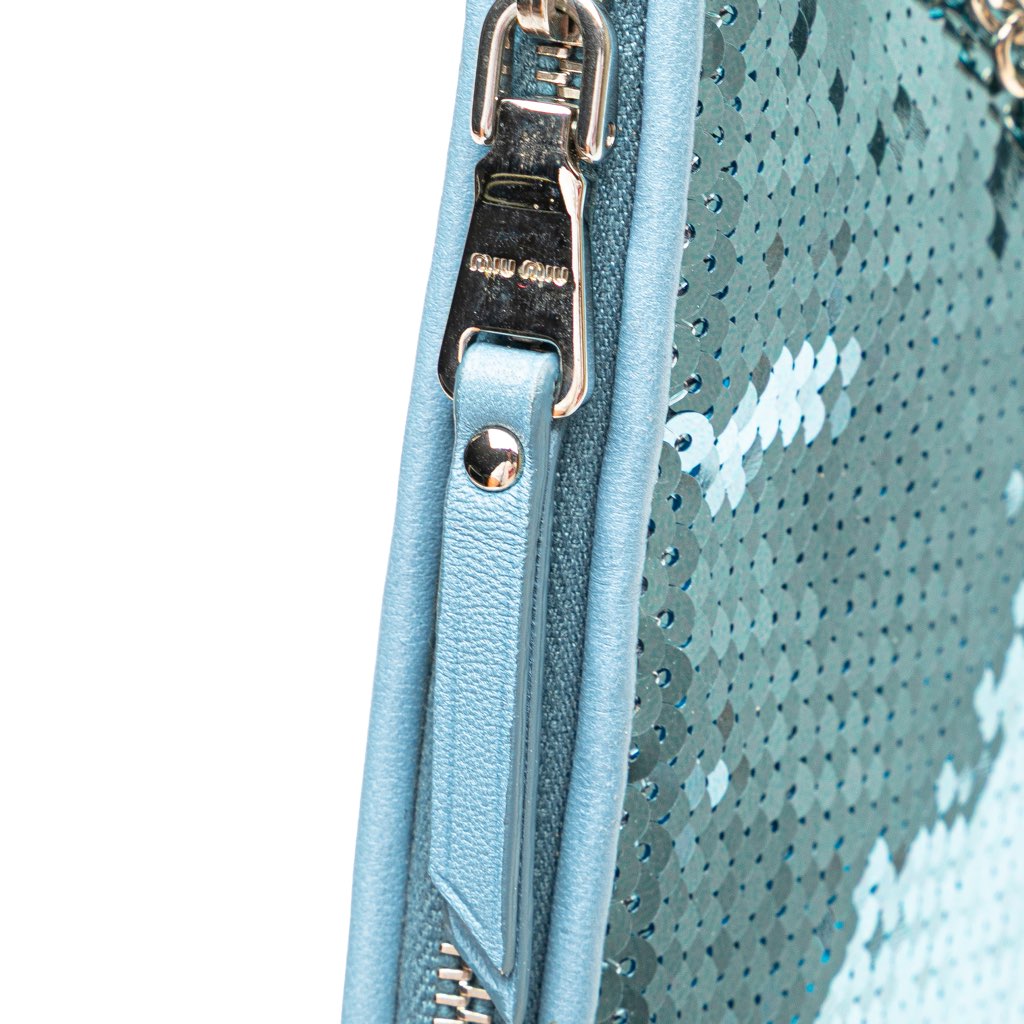 Miu Miu Sequin Clutch - Image 10