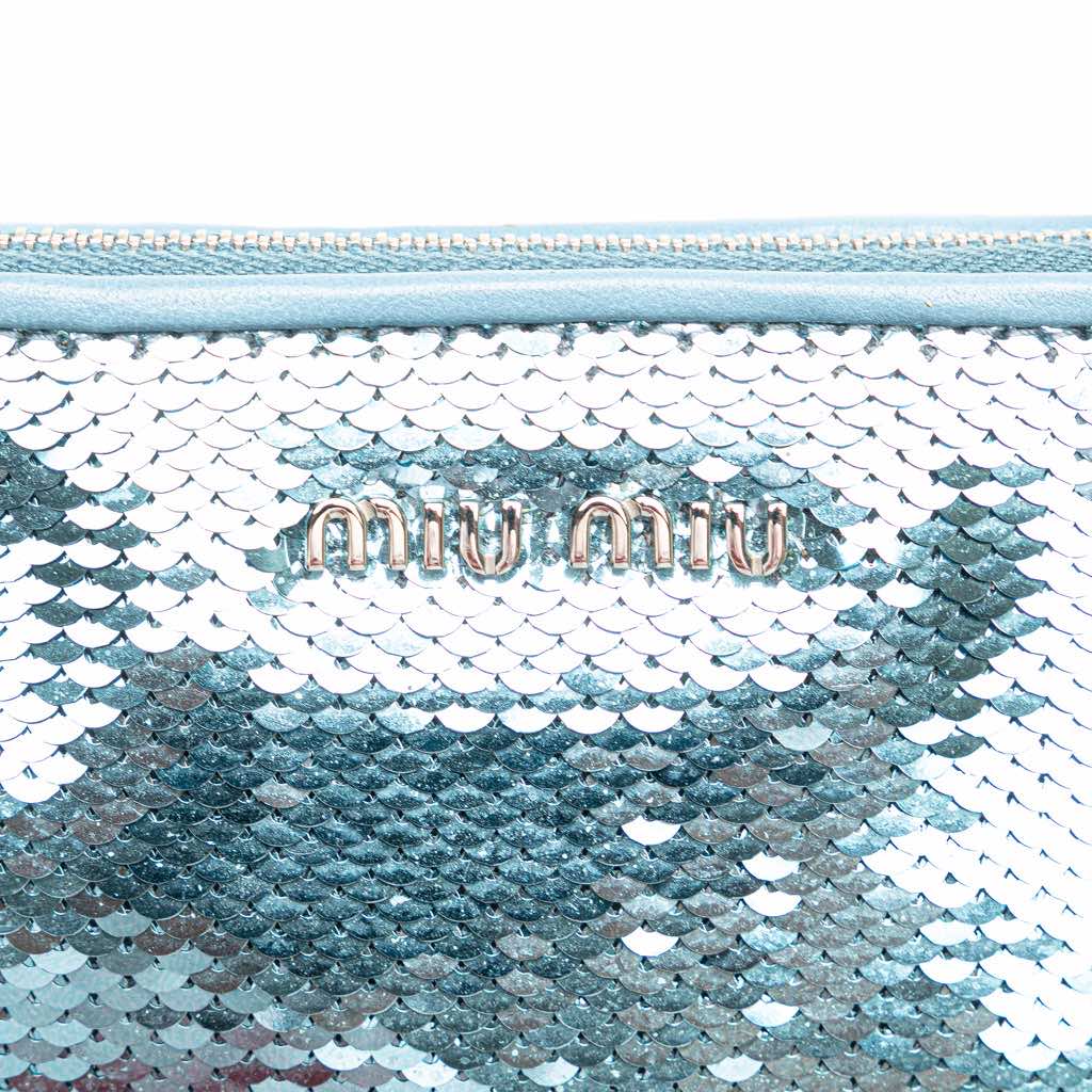 Miu Miu Sequin Clutch - Image 11