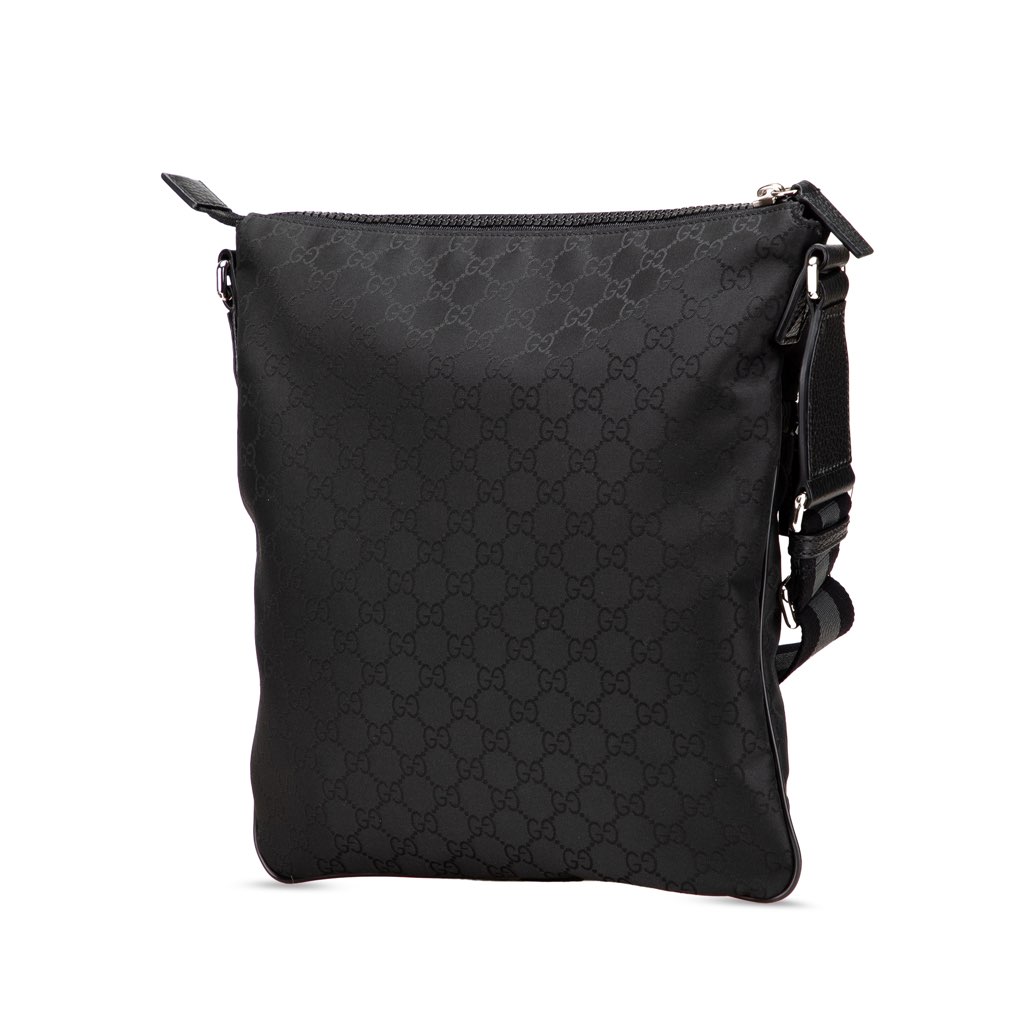 Gucci GG Nylon Web Crossbody Bag - Back view