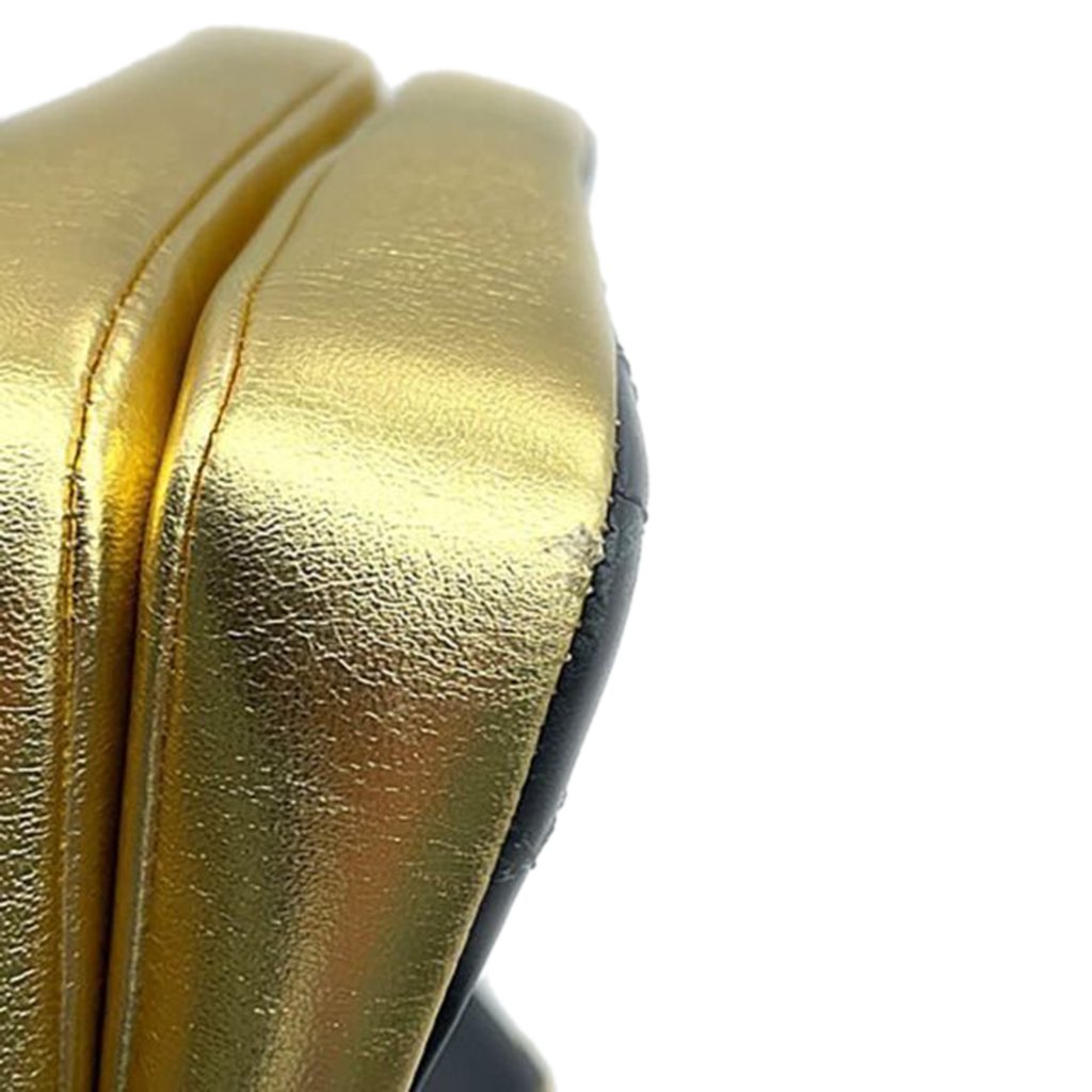 Chanel Medium Quilted Metallic Lambskin CC Chic Double Flap - Image 13