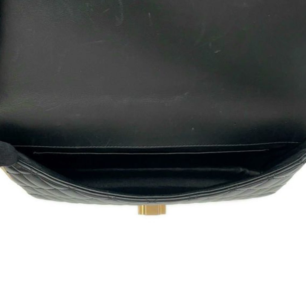 Chanel Medium Quilted Metallic Lambskin CC Chic Double Flap - 4