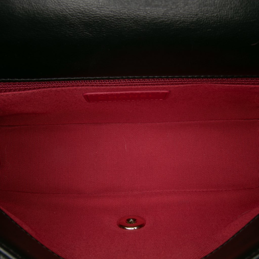 Chanel Large Lambskin Twist Chain Enamel CC Flap - 4