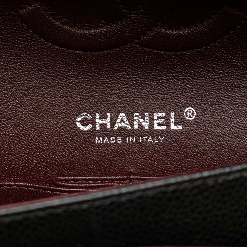 Chanel Medium Classic Caviar Double Flap - Side view