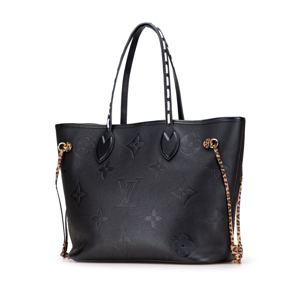 Louis Vuitton Monogram Empreinte Wild At Heart Neverfull MM - Back view