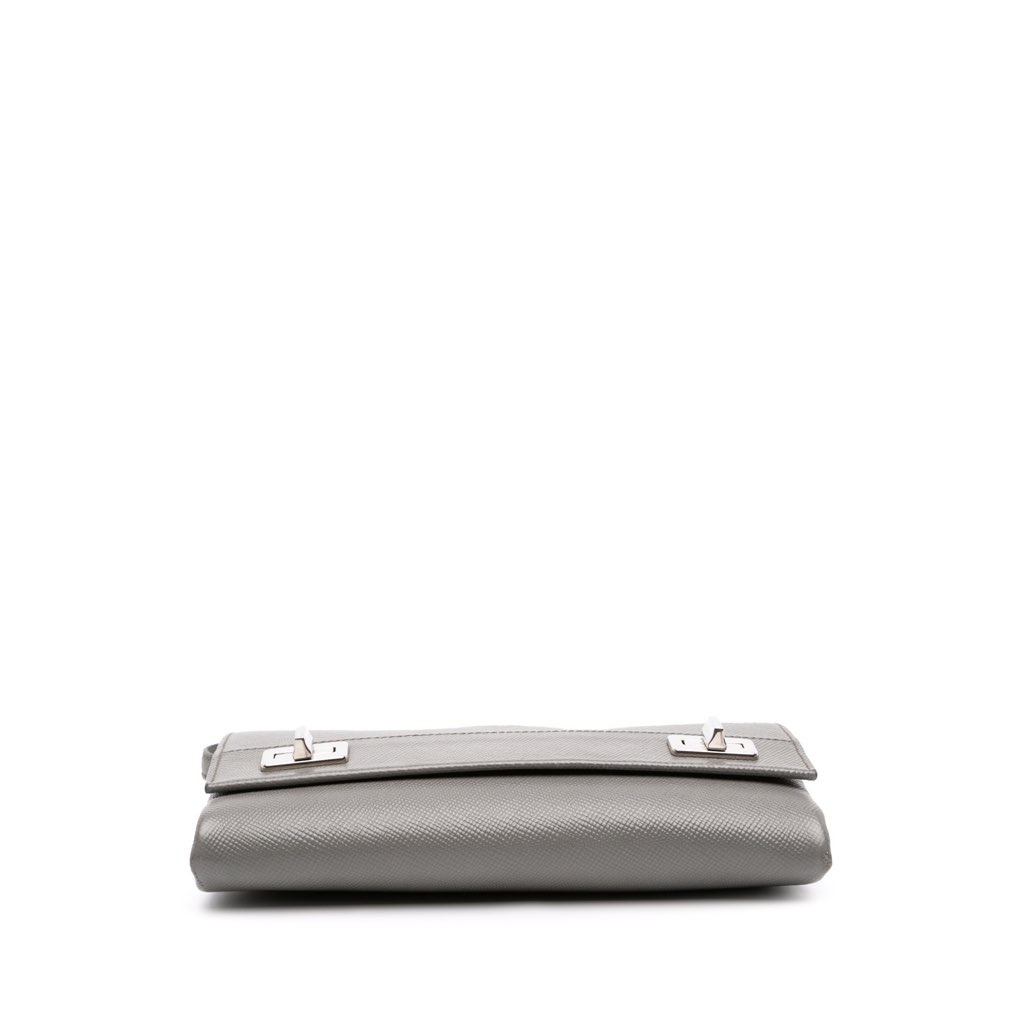 Prada Saffiano Cuir Twist Lock Chain Flap - Image 6