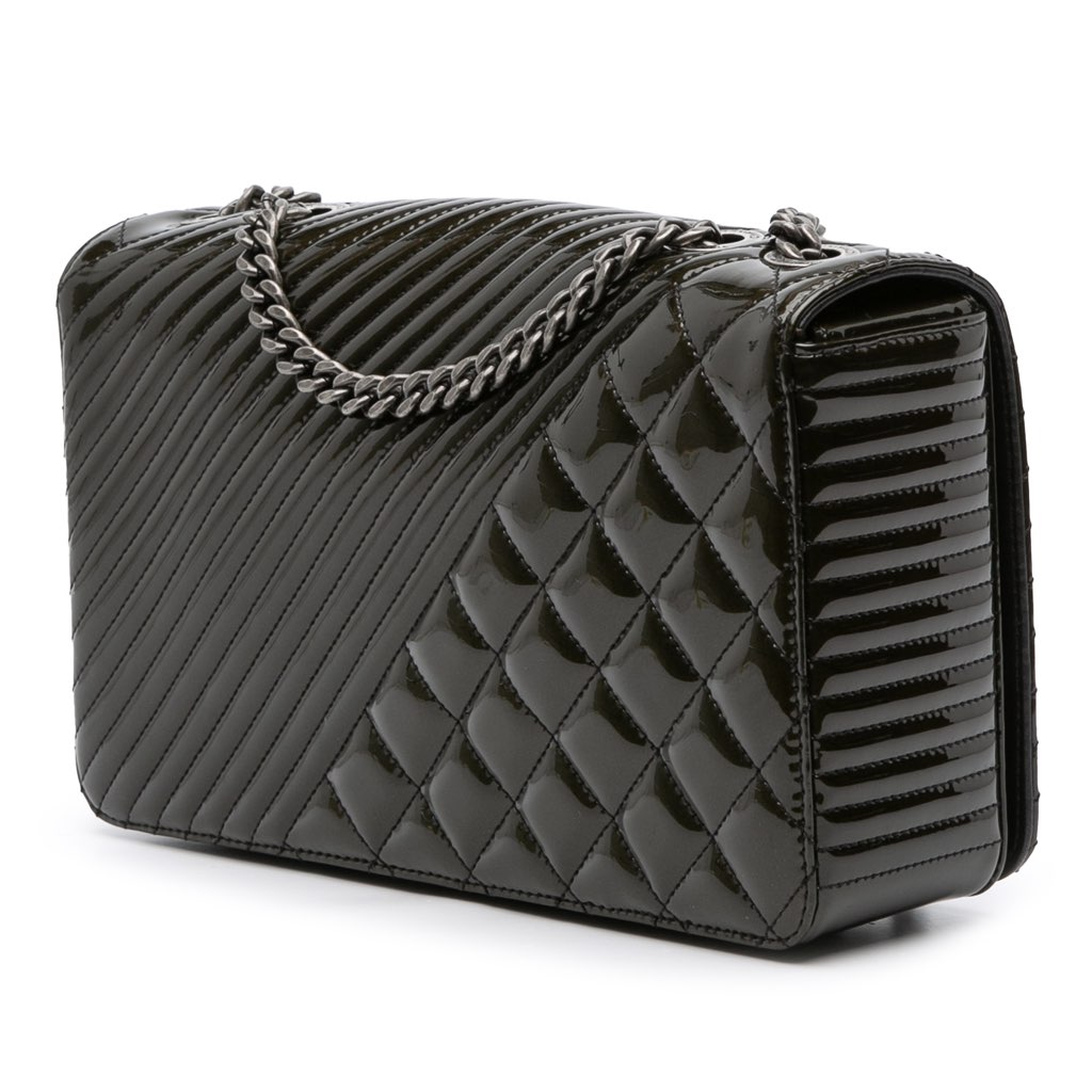 Chanel Medium Patent Coco Boy Flap - 2