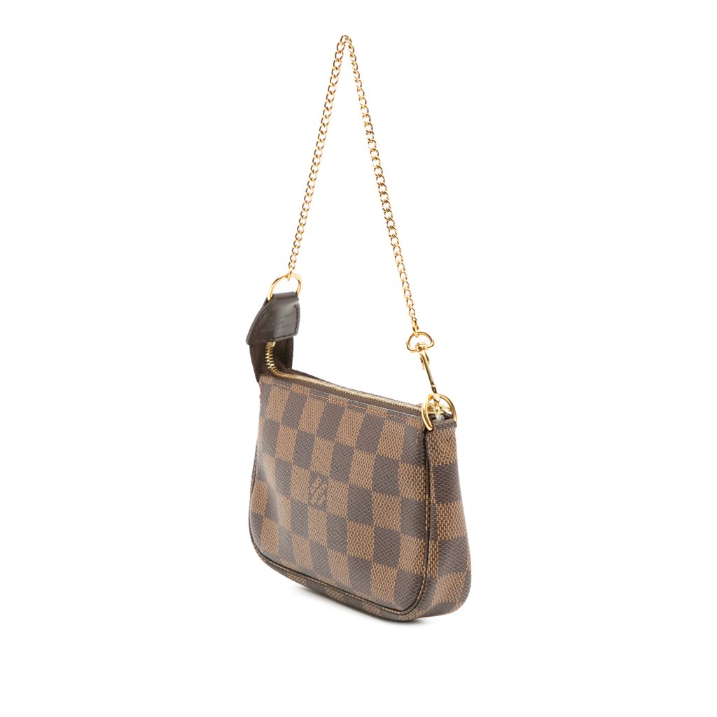 Louis Vuitton Damier Ebene Mini Pochette Accessoires - Back view