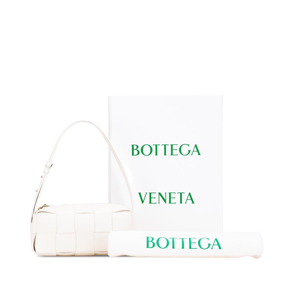 Bottega Veneta Small Lambskin Intrecciato Brick Cassette - Image 13