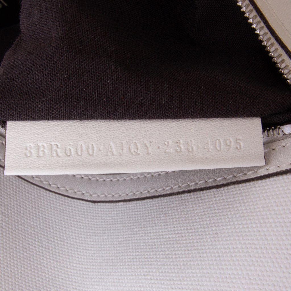 Fendi Zucca Embroidered Canvas Baguette Satchel - Detail 1