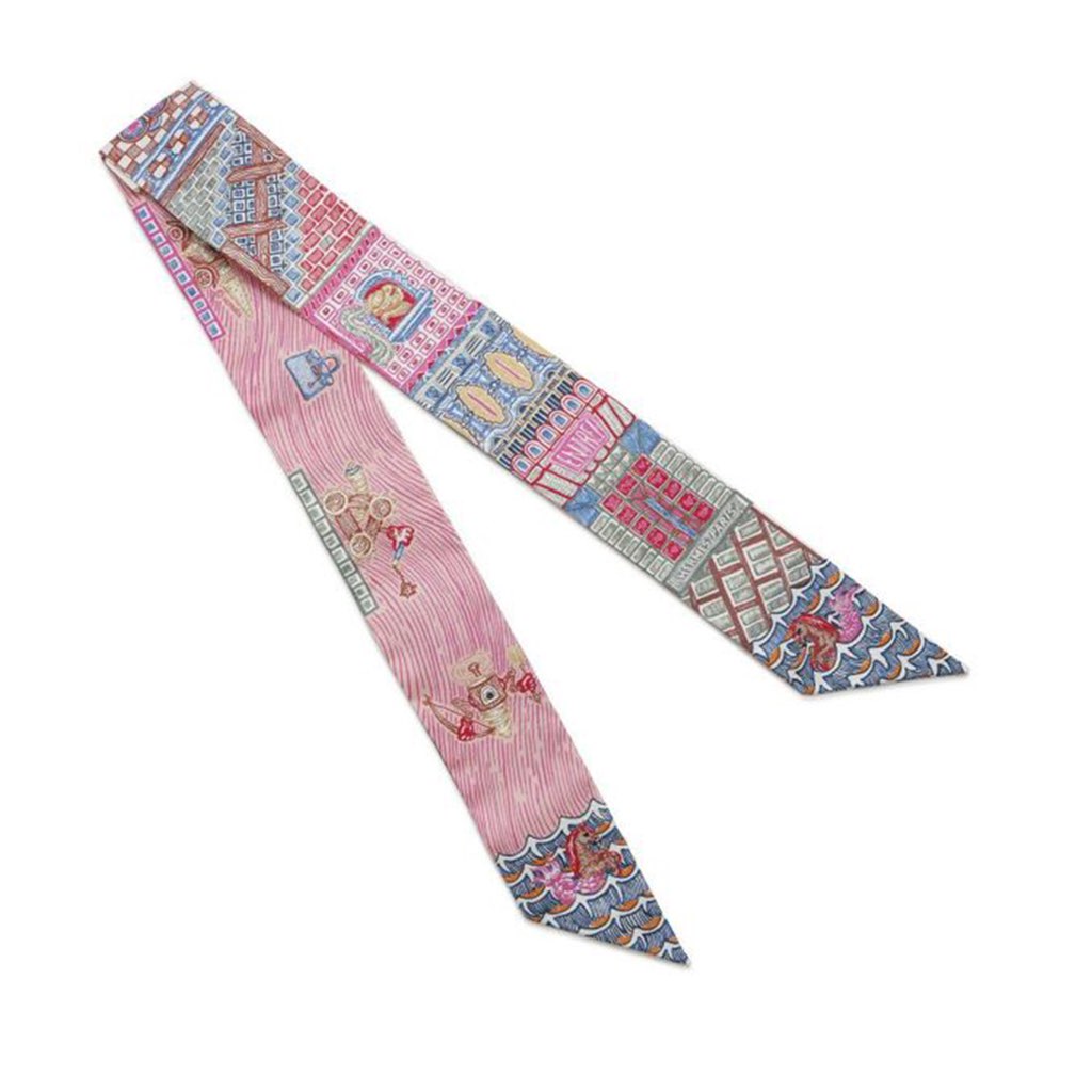 Hermès Super Silk Quest Silk Twilly Scarf - 2