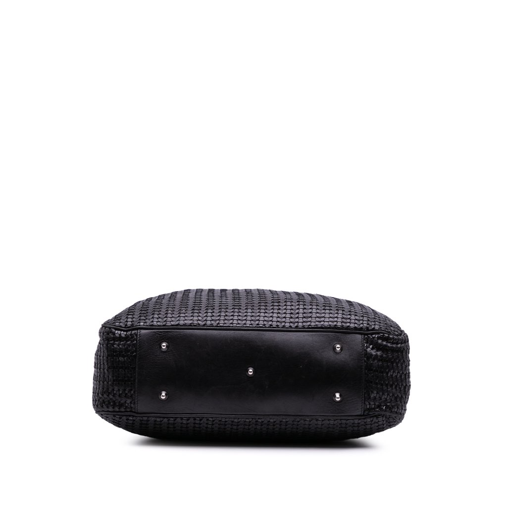 Dior Large Woven Lambskin Lady Dior Soft Shopping Tote - Image 6